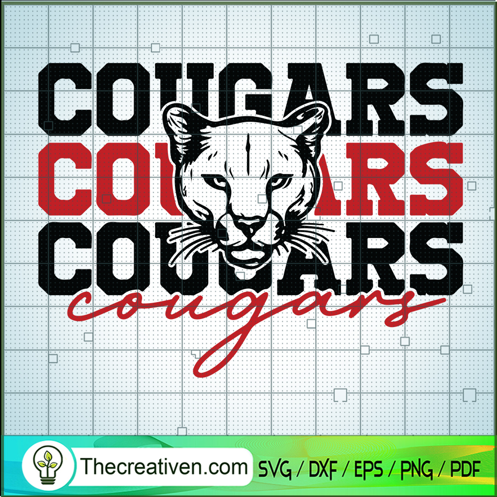 Cougars Team Football SVG, Football SVG, Sport SVG 1 Cougars Team Football SVG, Football SVG, Sport SVG