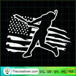 Baseball American SVG, Athlete Baseball SVG, Sport SVG