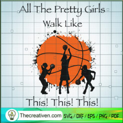 All The Pretty Girl SVG, Baseball SVG, Sport Mlb SVG
